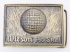 Wilson Pro Staff Golf Ball Vintage Belt Buckle picture
