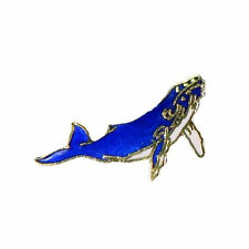 BLUE WHALE WILDLIFE ANIMAL LAPEL PIN BADGE .. NEW picture