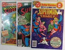 Superman Lot of 3 #316,353,Family 182 DC Comics (1977) VF 1st Print Comic Books picture