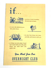 Vintage Hotel State Stats Kansas City Overnight Club Membership Hutson Ephemera picture