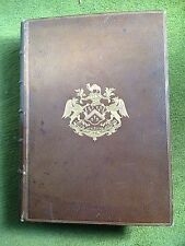 leather bound book - some account of the grocers company. baron heath 1869 picture