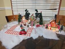 Dept 56 Sweet Rock Candy, Elf Treehouse, Gift wrap & Ribbons 26 Piece Lot picture
