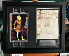 PHILIP III KING OF SPAIN Signed Display 1603 Original Document & 1598 Coins LOA picture