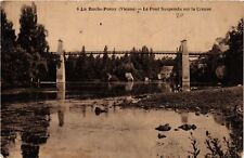 CPA La ROCHE-POSAY - Le Pont suspension sur la Creuse (365762) picture