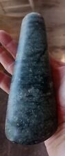 ** AUTHENIC ARTIFACT LARGE  GREEN STONE CADDO  CELT  VERY SUPER RARE  ITEM * picture