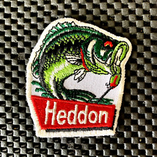 HEDDON LURES EMBROIDERED SEW ON PATCH BASS FISHING JIGS BAITS 2 3/4