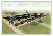 1911 Buffalo Fertilizer Co. Factory Advertising Sloan New York NY Postcard picture