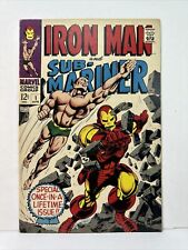 Iron Man and Sub-Mariner #1 FN 6.0 Predates 1st Issues Marvel 1968 picture