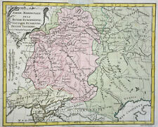 RUSSIAN MAPS Southern Part Tartary VAUGONDY Ukraine Crimea ENGRAVING 1762 picture