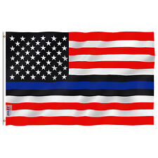 Anley Blue Lives Matter American Flag USA Police Flag - Honor Law Enforcement picture