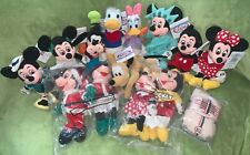 Lot of 14 Disney Store Mini Bean Bag Mickey Minnie Herbie Donald Goofy Daisy picture