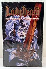 1994 Lady Death All Chromium Trading Card Box 36 Packs Chaos Krome picture