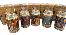 Vintage 1994 Budweiser Endangered Species with Box LOT of 4 picture