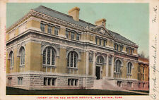 Library of New Britain Institute, New Britain, Connecticut, 1906 Postcard, Used picture
