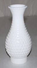 Vintage Lamp Shade Chimney White Milk Glass Hobnail Lamp Shade picture
