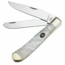 Trapper Pocket Knife Steel Warrior, Faux Pearl by Frost Cutlery -  picture