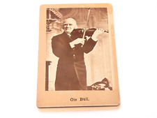 Ole Bull Postcard Norwegian Violinist Famous Composer 6.5 Inches picture