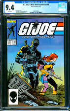 G.I. Joe A Real American Hero #63 Marvel Comics 1987 CGC 9.4 Snake Eyes picture