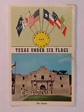 The Alamo San Antonio Texas Under 6 Flags Posted 1975 Postcard  picture
