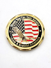 To A Member of Our U.S. Armed Forces From A Grateful American Challenge Coin picture