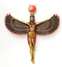 Ebros Ancient Egyptian Goddess Isis With Open Wings Wall Decor Isis Ra Deity picture