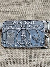Very Rare Western Hall Of Fame Jesse James Sterling Silver Buckle picture