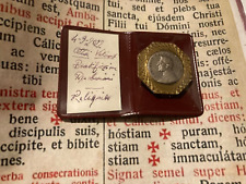 RARE Pope John Paul I CANONISATION  : Magnet relic with holy paper - Sep. 4,2022 picture