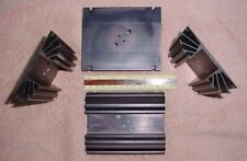vintage HEAT SINKS for Power Transistors. 4x5x1'' Black aluminum. In U.S.A. picture