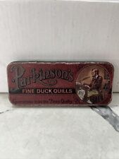 Vintage Parkinson’s Fine Duck Quills Tin picture