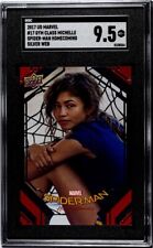 2017 Marvel Spider-Man Homecoming Silver Web Gym Class Zendaya #17 SGC 9.5 picture