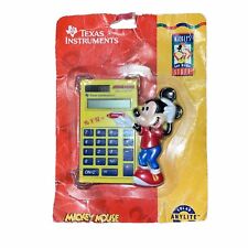 NEW Vintage Texas Instruments MICKEY MOUSE Math Adventure Kids Calculator 1993 picture