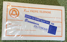 Pkg of 100 Pacific Telephone Notpad/Message Pad NOS Dennison Eastman Corp picture