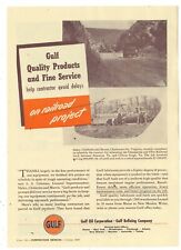 1947 Gulf Oil Co. Ad: Chesapeake & OhiO Railroad Job, Clifton Forge, Staunton VA picture