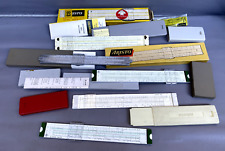Vintage German Slide Rule Faber Castell,Aristo and Darmsadt Lot of 5 picture