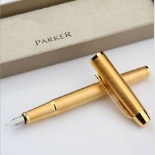 Excellent Full Gold Parker IM Series Classic Nib Fountain Pens Fine Nib No Box picture