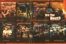 2007 2pg Print Ad of Yamaha Drums w Mike Bordin, Jimmy Chamberlin, Matt Cameron picture