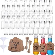 Hoemwarm 104 Pieces Cheers to 60 Years Shot Bottles 2oz Mini Liquor Bottles 6... picture