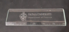 DePaul University Department Finance Glass Ruler picture