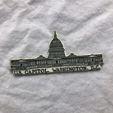 Vintage Rubber Us Capital Building Washington Dc Fridge Magnet picture