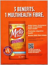 2013 Metamucil Multi Health Fibre Helps Lower Cholesterol Levels Print Ad picture