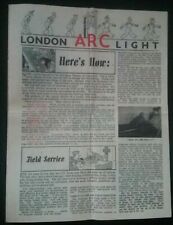 LONDON ARC LIGHT , LARGE RED CROSS BOOKLET , SERVICES & FACILITIES HOME SICK picture