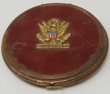 Imperfect Awful Great Seal of United States Compact Steel Lacquer Eagle DC 1950s picture