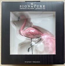 Hallmark Ornament Signature Line Flamingo NIB New Pink Feathers picture