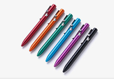 Tactile Turn Aluminum Bolt Action Pen in Red Orange Black Green Turquoise Purple picture