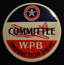 WWII GLENN L MARTIN WAR PRODUCTION BOARD COMMITTEE BADGE Aircraft Aviation Pin picture