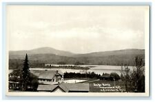 c1920's View of Lake Harris in Adirondack Mt. Newcomb, NY RPPC Photo Postcard picture