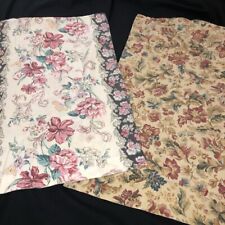 Vintage Pillowcases Standard Lot of 2 Florals Ralph Lauren Thomaston Made in USA picture