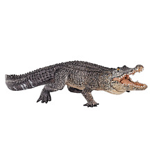 Mojo ALLIGATOR MOVING JAW Wild zoo animals play model figure toys plastic forest picture