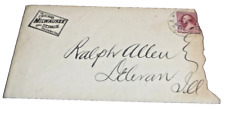 1890's MILWAUKEE ROAD USED COMPANY ENVELOPE  picture