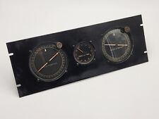 3 Display Pannel WWII Era US Army Aircraft Radio Compass Indicator Gauge PL-118 picture